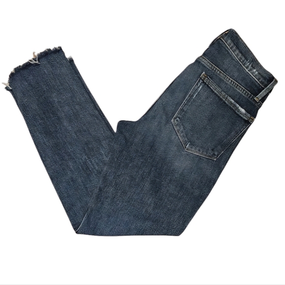 FRAME Denim Le Nouveau Straight Scoop Hem High Jeans Candover size 27 EUC - Picture 3 of 9